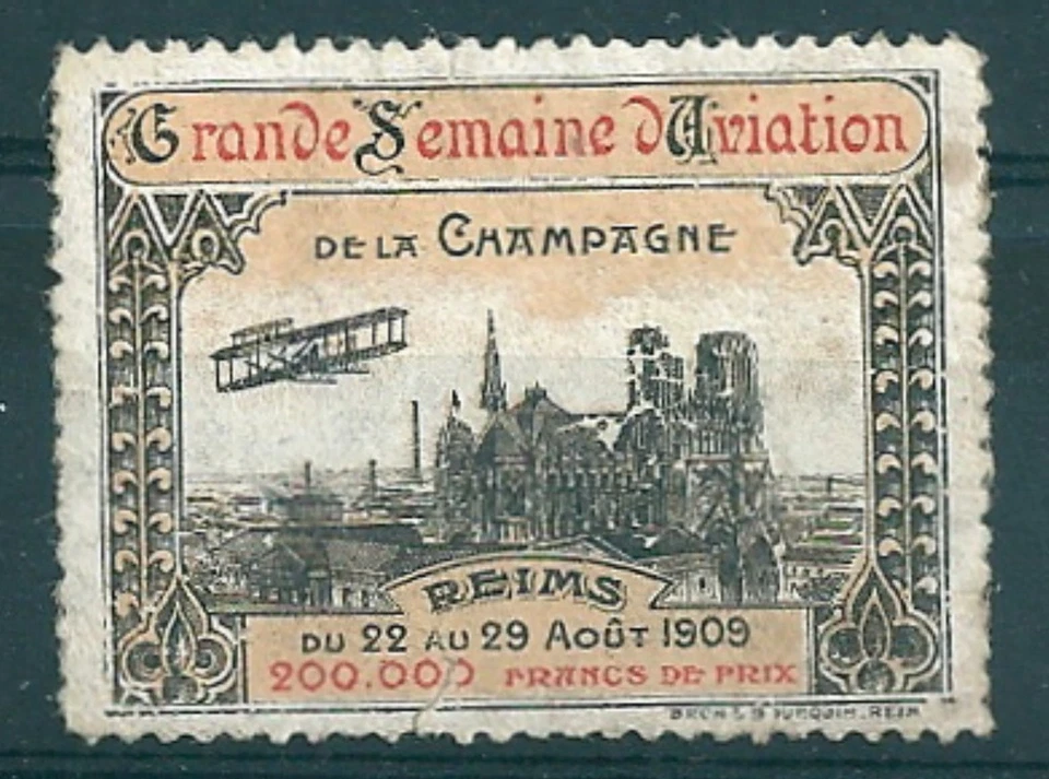 Vignette Grande semaine d'aviation Reims 1909 - Photo 1/1