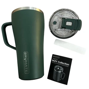 Brumate Toddy Muv Insulated Mug Coffee Tumbler Tea Cup Paylocity Green 32oz - Picture 1 of 3