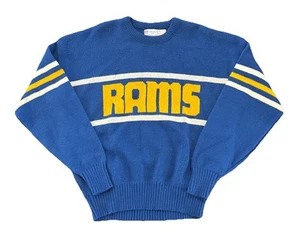 Maglione Los Angeles Rams XL Cliff Engle blu vintage uomo  - Foto 1 di 9
