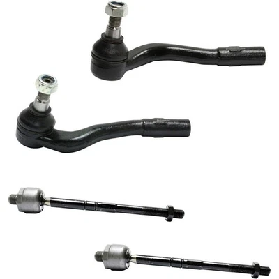 Tie Rod End Set For 2001-2005 Mercedes Benz C320 06-07 C350 Front Inner & Outer - Image 1 of 4