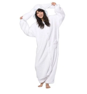 Fantasia de lã SAZAC Sanrio Cinnamoroll branca tamanho único jp - Imagem 1 de 3