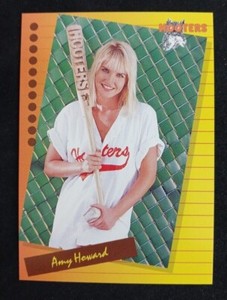 1994 Star International Hooters Calendar Girl Trading Card #65 😍 AMY HOWARD 🥰