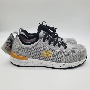 NEW Skechers Composite Toe Women's Size 7M Bulkin Balran Work Shoe Gray Sneakers - Picture 1 of 9