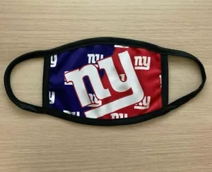 New York Giants Logo Washable Reusable Sublimated Face Mask Mouth Mask Cover New - Picture 1 of 2