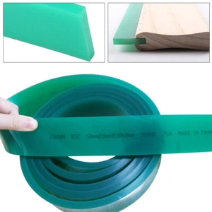 70 Durometer Squeegee Blade Silk Screen Printing 6FT Rubber Blade Roll Green - Picture 1 of 9