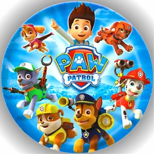 Tortenaufleger Geburtstag Party Tortenbild Fondant //Oblate Paw Patrol P6 - Bild 1 von 1