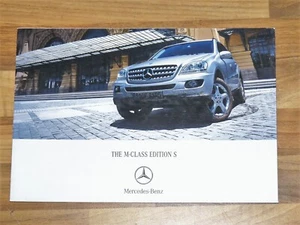 Mercedes Benz Clase M 2007 edición S folleto de ventas - edición especial 3,0 diésel - Imagen 1 de 4