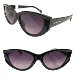 NWT Womens Sunglasses Lucky Brand SLBD136 Black/Gray $80 - Picture 1 of 9