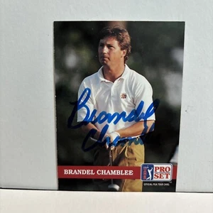 G56 Brandel Chamber #132 Pro Set PGA Golf Tour Autographed Signed Auto Card - Picture 1 of 4
