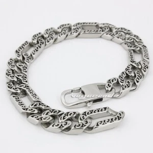 Stainless steel Charms Link Chain 13 Length Available Fashion Bracelet 5A021C - Picture 1 of 22