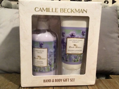 Camille Beckman Mano/Cuerpo Dúo, Cuerpo Sedoso Glicerina Crema de Manos Lavanda Inglesa Foto 1 de 4