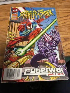 WEB OF SCARLET SPIDER. CYBERWAR PARTS 1-2-3-4 - Picture 1 of 8