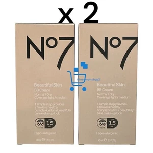 2 x Nº7 Hermosa Piel BB Crema para Piel Normal/Seca Color MEDIANO SPF 15 - Imagen 1 de 2