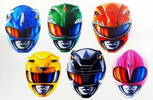 Power Rangers Party Masks (Pack of 6) - Picture 1 of 1