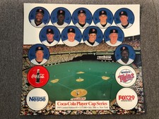 1995 Minnesota Twins Coca-Cola Player Cap Series #1-#2#3 Kirby Puckett-Nice!