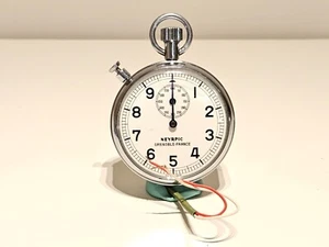 VINTAGE MILITARY OR LABORATORY 10 SECOND STOPWATCH CHRONOMETER"NEYRPIC GRENOBLE" - Picture 1 of 14
