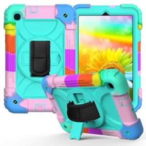 For Samsung Galaxy Tab A 8.4 inch Tab SM-T307 Colorful Silicon Stand Back Case