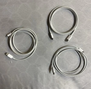 3x Apple USB-C to Lightning Cables (1m) - Picture 1 of 2