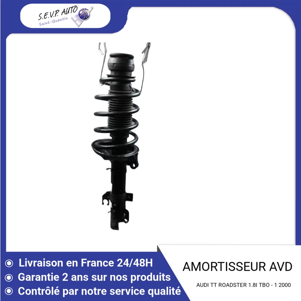 🇫🇷 AMORTISSEUR AVANT DROIT AUDI TT ROADSTER 1.8I TBO - 1 ➤8N0413031M ♻️ - Photo 1/1