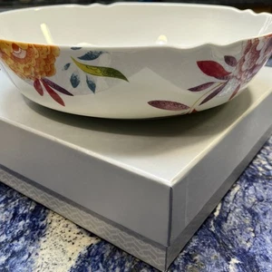 SPODE LUCIA SERVING BOWL 11” FLORAL MULTICOLOR; NEW & GIFT BOXED; BEAUTIFUL - Picture 1 of 19