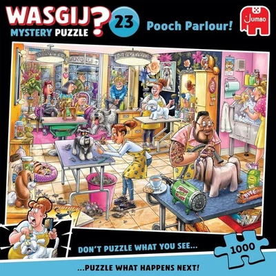 Wasgij Mystery 23 Pooch Parlour! Jigsaw Puzzle (1000 Pieces) - Image 1 of 3