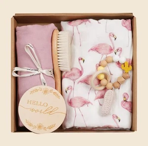 Baby Shower Gift Box, Newborn Baby Gift Hamper, Baby Girl Gift Set - Picture 1 of 1
