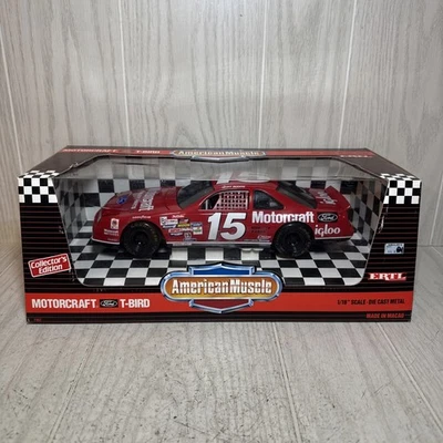 ERTL 1993 GEOFF BODINE #15 MOTORCRAFT ESCALA 1:18 NASCAR DIECAST VINTAGE Foto 1 de 4