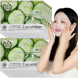 cucumber Essence Face Mask skin care Moisture all Korean Cosmetics Best 10pcs - Picture 1 of 14