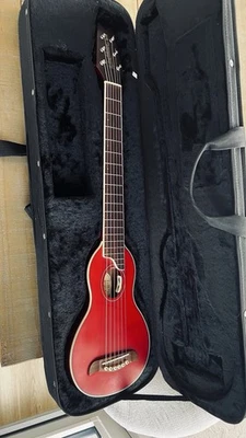 Washburn Rover RO10 Travel Acoustic Guitar Red with Case and Pickup - image 1 of 3