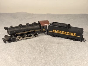 Tyco HO Scale Clementine 2-8-0 Steam Engine #5 & Tender Untested - Picture 1 of 15
