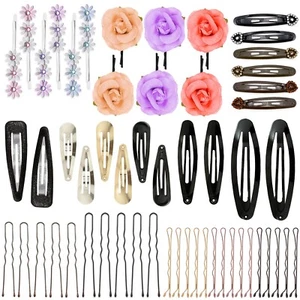 HAIR CLIPS Accessories Bobby Pins Kirby Grip Barrette Sleepies Slide Small/Large - Picture 1 of 52