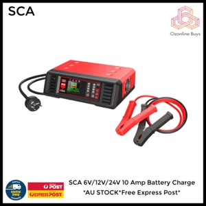 SCA 6V/12V/24V 10 Amp Battery Charge PLU611235 *AU STOCK*Free Express Post* - Picture 1 of 1