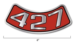 NEW 427 Air Cleaner Decal Sticker for Chevrolet C10 GMC Corvette Classic GM USA - Picture 1 of 5