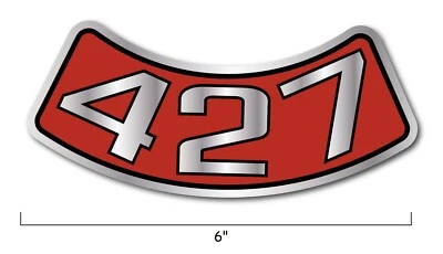 NEW 427 Air Cleaner Decal Sticker for Chevrolet C10 GMC Corvette Classic GM USA - Image 1 of 4