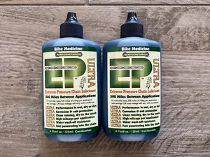 (2) Bike Medicine EP Ultra 4 Oz Bottles Extreme Pressure Chain Lubricant - Picture 1 of 1