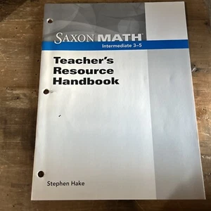 Saxon Math K-5 Series Teacher Research Handbook - Picture 1 of 3
