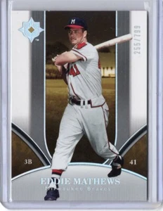 Upper Deck Ultimate Collection 2006 Eddie Mathews - Foto 1 di 1
