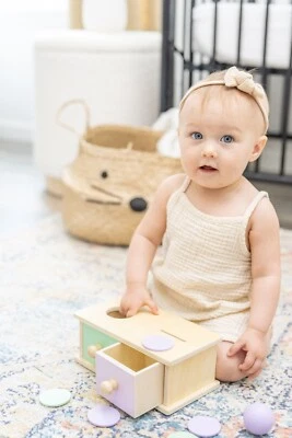 Montessori Wooden Shape Sorter & Stacking Toy for Fine Motor and Cognitive Skill - Image 1 of 4