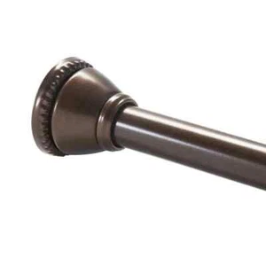 42 to 72 in. Tension Shower Curtain Rod in Oil-Rubbed Bronze - Picture 1 of 12