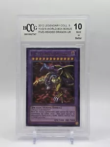 Five-Headed Dragon LC03-EN004 BCCG 10 YuGiOh Legendary Collection 3 2013 (CB) - Picture 1 of 2