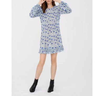 Mini vestido feminino Maje tamanho 40 FR/L estampado por turno MFPRO01738 - Imagem 1 de 4