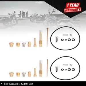 For 1980-1983 Kawasaki KZ440 LTD 2 x Carburetor Carb Rebuild Kits NEW - Bild 1 von 9