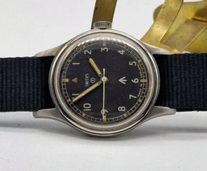 RARO 1968 W.W.W. RELOJ HOMBRE SMITHS 0580/68 ESFERA NEGRA ORIGINAL / J020 - Imagen 1 de 7