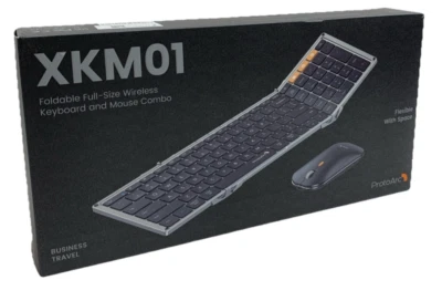 ProtoArc XKM01 Foldable Full-Size Wireless Keyboard and Mouse Combo Portable - Image 1 of 4