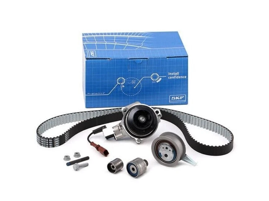 SKF Kit Distribuzione + Pompa Acqua + Sensore VW Audi Seat 1.6 2.0 TDI CRBB CRBC - Imagen 1 de 1