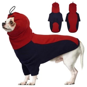 DENTRUN Dog Hoodie Dog Sweatshirt Navy Blue Sizes Small ,Xtra Large & 3XL - Picture 1 of 3