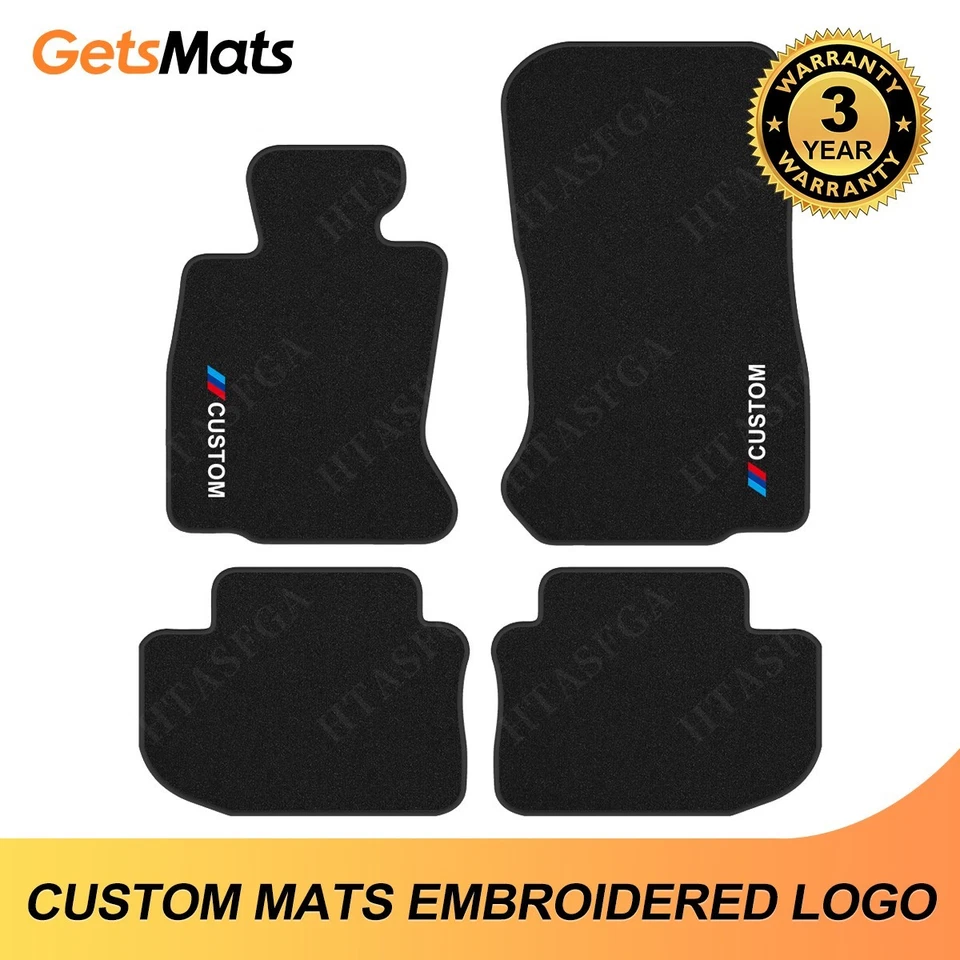 Forros de tapetes de assoalho de carro tapete de veludo qualidade BMW M6 F06 2012-2018 ajuste - Imagem 1 de 4