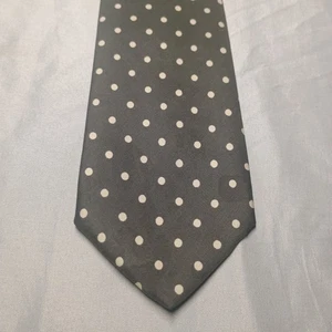 Brooks Brothers Tie Mens Silk Polka Dot England Classic Necktie - Picture 1 of 7