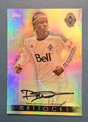 DARREN MATTOCKS 2013 Topps MLS Maestros Autographs #MA-DMA - Image 1 of 4