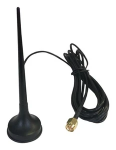 RF SOLUTIONS - Antena Stubby GSM +3dB dengan Kabel RG174 SMA Male - Picture 1 of 1